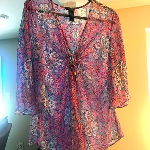 Bisou Bisou XL 3/4 sleeve Top